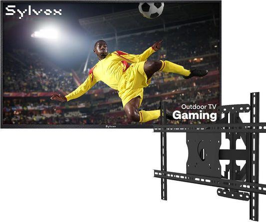 SYLVOX, Přenosné televizory, 55 ′ 'venkovní TV, 120Hz, Černá, 4K, 12w, 55 v