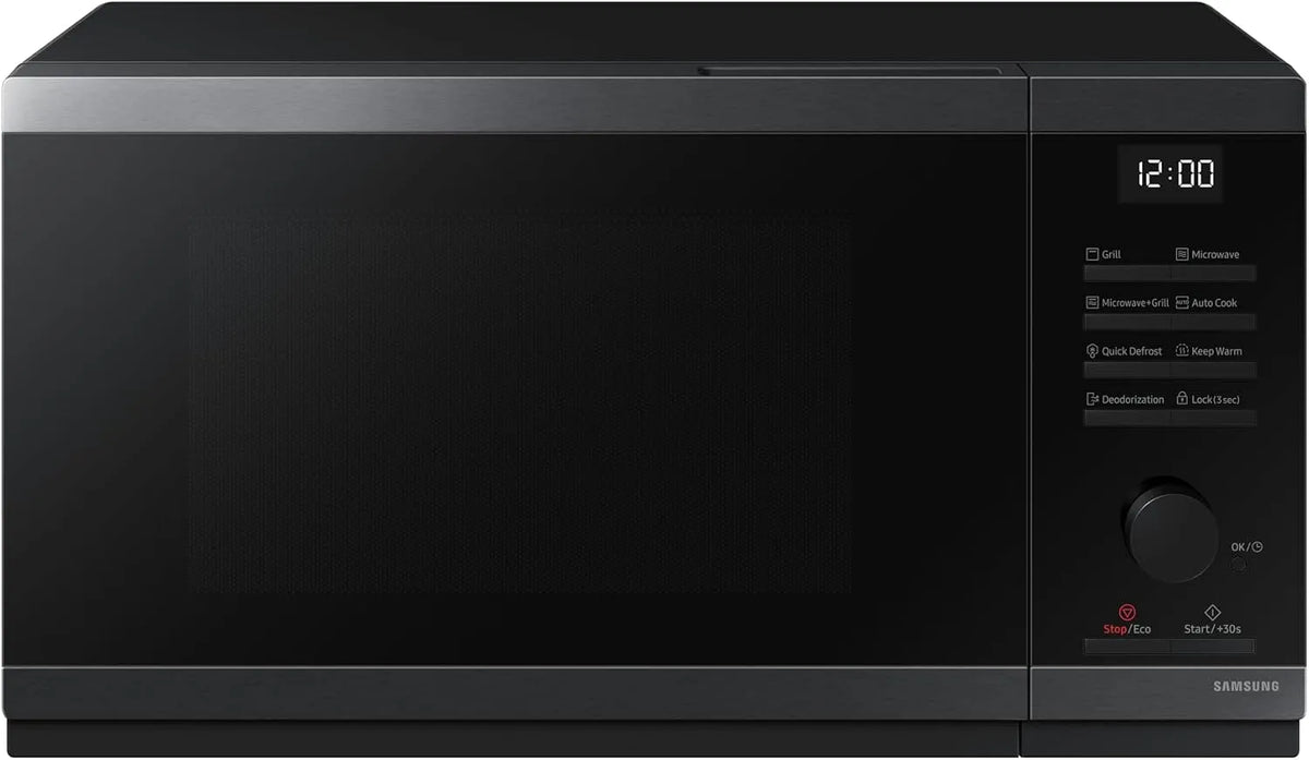 Samsung, Samostatné mikrovlnné trouby, 23 l mikrovlnná trouba s grilem, 800 W, Černá / stříbrná, 23 l