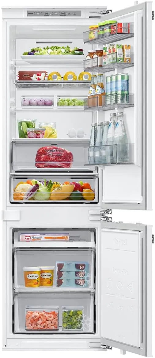 Samsung BRB70F26CEF0EF, Kombinované chladničky s mrazákem, Chladič v chladničce, Bílá, 178 cm, 267 l, 20 l, 1775 x 540 x 550 mm