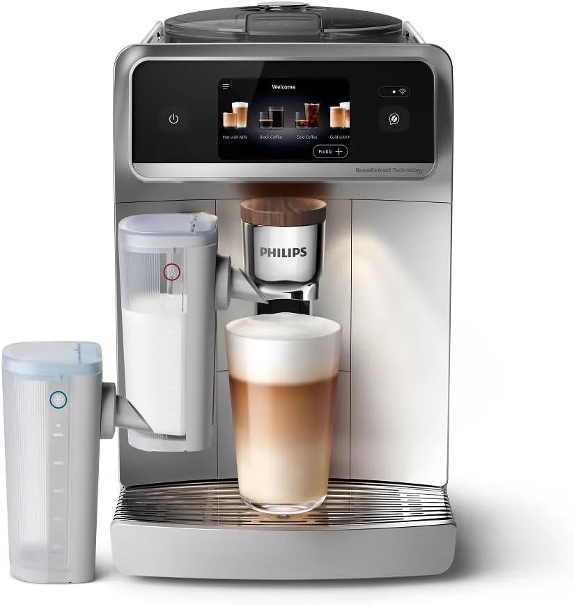 PHILIPS EP8757/20 EP8757, Plně automatické kávovary, Café Aromis 8000 Series kávovar / 20, Černá / stříbrná, 4L, 5L