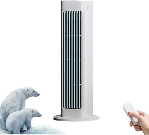 ZWOIVHE, Mobilní klimatizace, Breezamax, 3 Speeds, Přenosné klimatizace Chlazení ventilátor Ticho, Pro Ložnice, Bílá, 30 dB