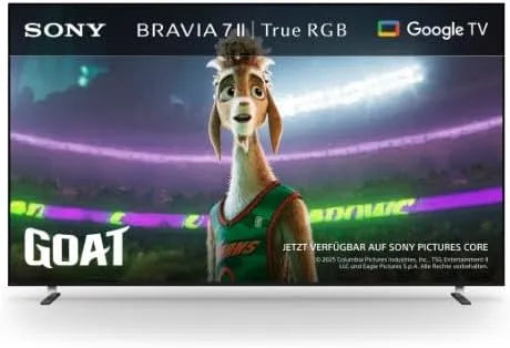 Sony PS5-kompatibel 120-Hz-Fernseher, Přenosné televizory, 4K-Smart-TV BRAVIA 7 II True RGB TV, 98 palců, 4K Smart TV (Google TV), RGB LED, Černá
