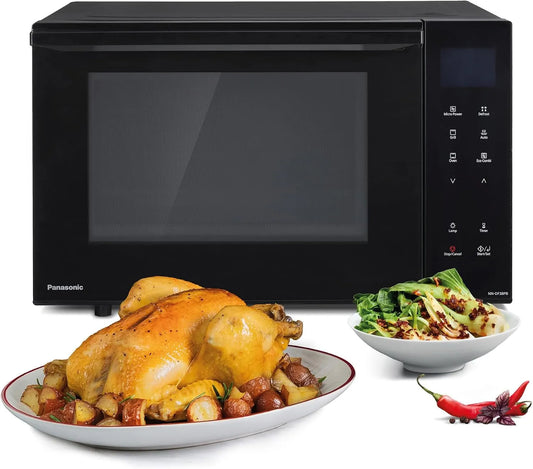 Panasonic NN-DF38PBEPG DF38PPEPG, Mikrovlnné trouby s grilem, NN- Combi Mikrovlnná trouba & gril, 1000 W, 23 l, Inverter-Tech, Eco Combi režim