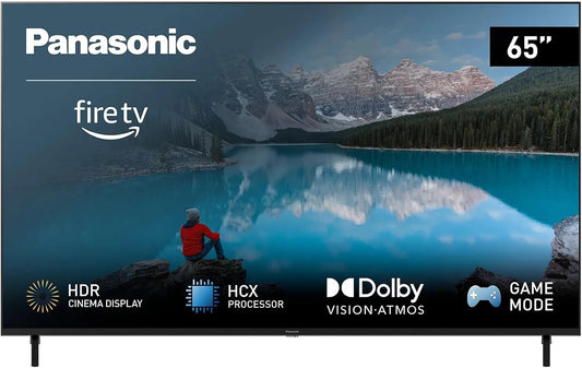 Panasonic TX-65MXW834, Chytré televizory, 65 palců 4K Ultra HD LED Smart 2023 TV, High Dynamic Range (HDR), Dolby Atmos &, Černá, 4K