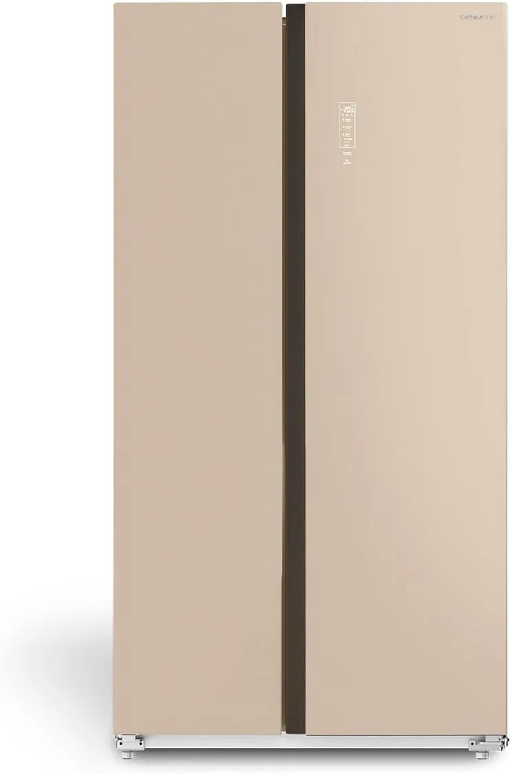 CREATE, Kombinované chladničky s mrazákem, STŘÍBÁNÍ / STRIDGE STARDIO SIDE 550 / Postranní lednička 550L písek / 991, 2 x, Stříbrná, 550L, 2 x 70