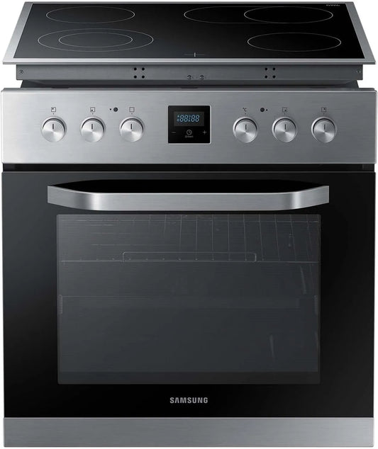 Samsung F-NB69R3301RS, Trouby, Herdset sestávající z keramického pole a built- v troubě, 69 l, zasouvatelné, Černá / stříbrná