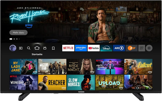 TELEFUNKEN XU50FO754S, 50palcová TV Fire TV (4K UHD Smart TV, HDR Dolby Vision, Dolby Atmos, trojitý, Černá, 4K, 126 cm, 50 inch, 3840 x 2160