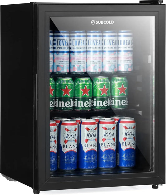 Subcold Cave60, Minichladničky, Sub Nápoje lednice 54L pro 50 plechovek, Bílá, 54L, 60 l