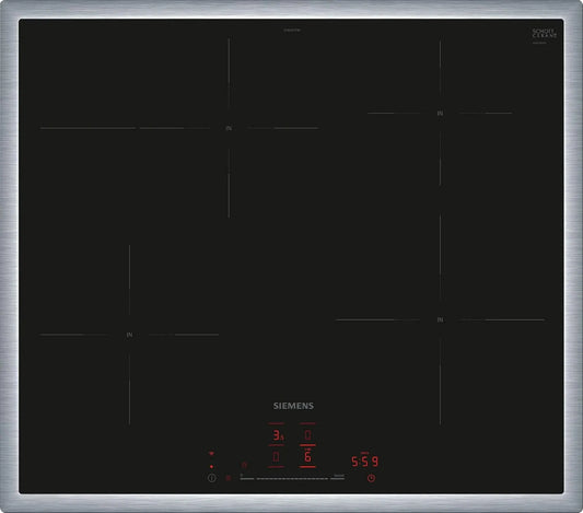 Siemens iQ300 EH645HFB1E, Varné desky, Smart induction plotýnka 60 cm černá, 60 cm