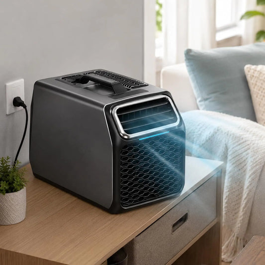 levigationlu, Mobilní klimatizace, 5000 BTU klimatizace, 220V AC pro kempování, motorhome & stan, Bílá, 5000 BTU, 220V, 1400 W, 550 W