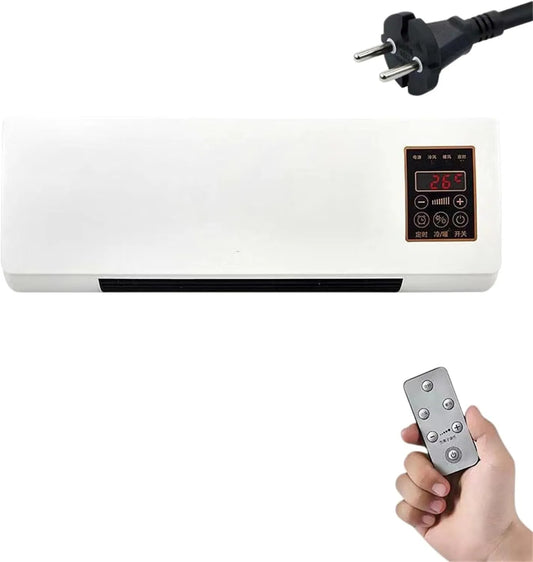 bergxperten 2-in-1, Odpařovací chladiče, Volný klima Pro nástěnná klimatizace s chladicí a topnou funkcí, Bílá