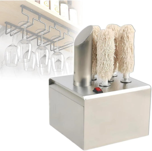 UofZc 3times, Lešticí stroje, Elektrická leštička z nerezové oceli s lešticí 3 / 5 / 8, vhodná pro 330 / 550, Stříbrná, 1375 W, 15, 1 kg