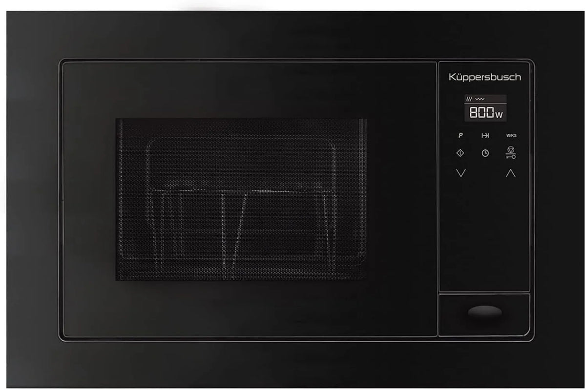 Küppersbusch M6120.0S, Mini trouby, Stavební- v mikrovlnné troubě, Černá / stříbrná, 800 W, 1200 W