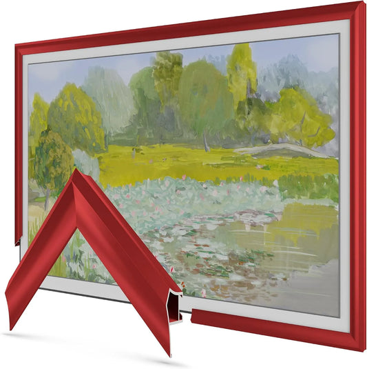Frame My TV, Televizory, Candy Apple Red Prismatic 32palcový Deco TV rámeček pro Samsung Rámeček / Pro, Červená, 3, 8 cm, 7.6 cm
