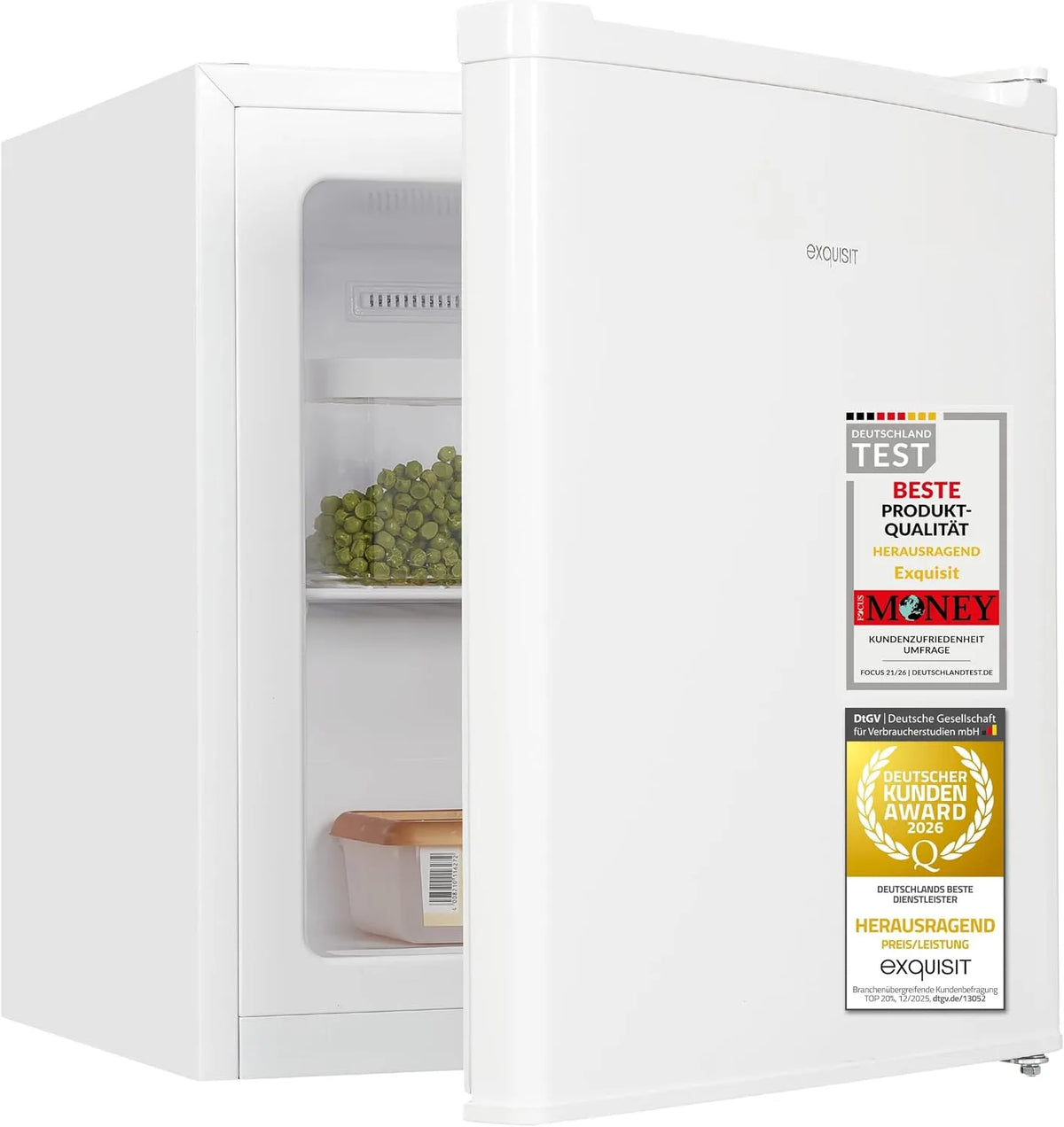 Exquisit GB505-040E, Mini mrazničky, Excelentní Mini Mrazicí box - 33l Mrazicí box bílá, Bílá, 33l, 33, 0 l, 2, 4 kg, 40 dB