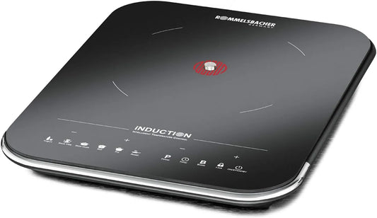 Rommelsbacher 2000/IN, Elektrické vařiče, jednopatrová horká deska CTS 2000 / IN - Indukce, inovativní teplotní senzor, Černá, 4, 1 cm, 1 V