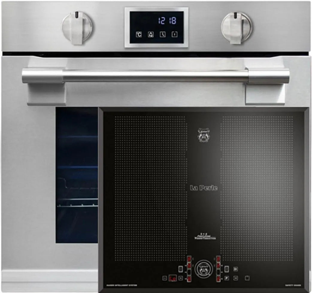 Kaiser, Sety sporáku a trouby, 6339+KCT EH 6339 + KCT 61 FI Baccofen-Set Autark Built- in Back Oven XXL 86L, s, Černá, 86L, 60 cm, 4 × 2