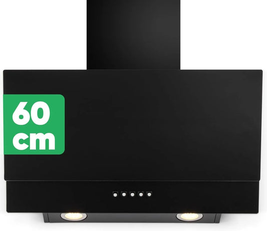 Bomann, Nástěnné digestoře, ův rozsah kapoty 60cm, Černá / stříbrná, 60cm