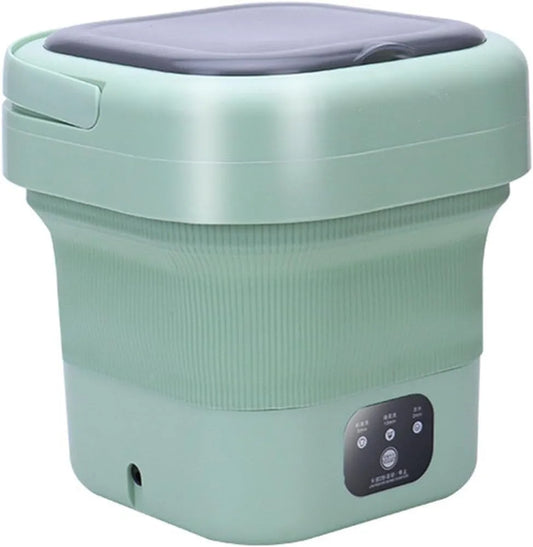Generisch, Přenosné pračky, Přenosná pračka 8L, skládací a kompaktní, integrované praní a sušení pro byty a, Bílá, 8L, 0, 05 kW, 60 Hz, 12 V