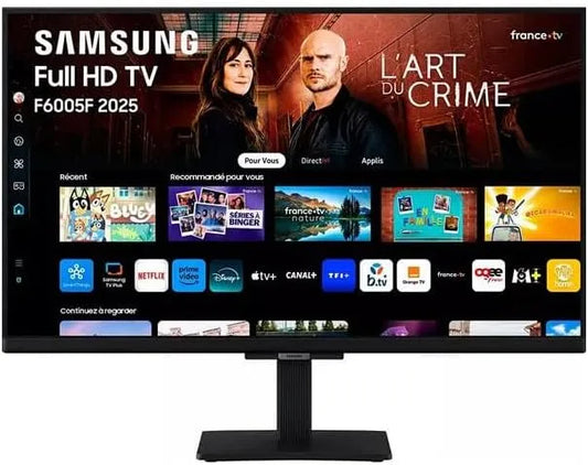 Samsung TU24F6005FKXXC, Přenosné televizory, TV 24 'LED FHD 4K SmartTV [country version French, Spanish, Portugal]... [country, Černá, 24 ', 4K