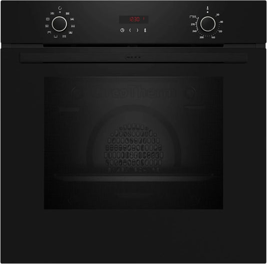 Neff B2CCG6AK3, Trouby, N30, trouba 60 x 60 cm, LED displej, 3D teplý vzduch, Circotherm, 7 topných, Černá, 60 x 60 cm, 595 × 594 × 548mm