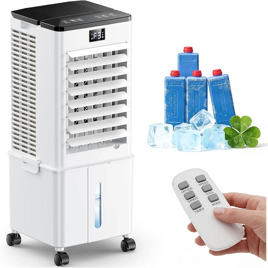 VectrDyna 4-in-1, Mobilní klimatizace, Mobilní klimatizace bez výfukové hadice, 10L chladič vzduchu 60W, vytlačovací, Bílá, 10L, 60W, 1 v, 4 l