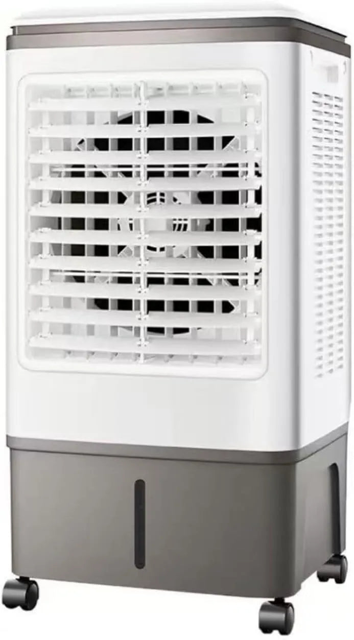 Generisch 7.5H, Mobilní klimatizace, Přenosný klimatizátor 40L ventilátor s ventilátorem s dálkovým ovládáním, 3, Bílá, 40L