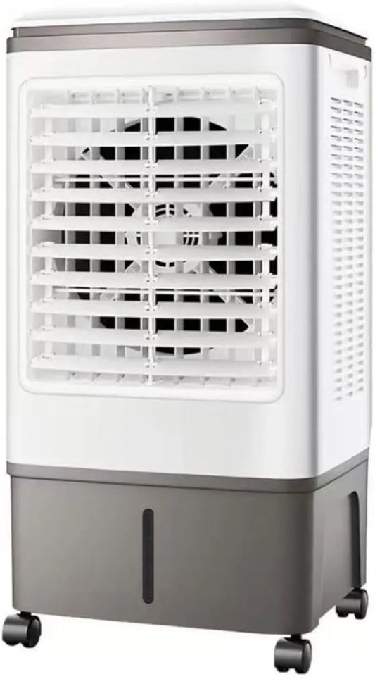 Generisch 7.5H, Mobilní klimatizace, Přenosný klimatizátor 40L ventilátor s ventilátorem s dálkovým ovládáním, 3, Bílá, 40L