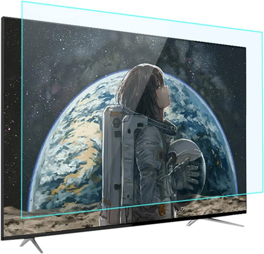 KELUNIS, Ochranné prvky obrazovky TV, Ochranná ochrana proti oslnění, protimodrá světelná filtrační panel, Černá, 58 ', OLED, QLED, 4K