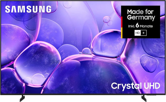 Samsung U8079F, Televizory, Crystal UHD 4K 75 palců (189 cm) LED TV, Optimalizovaný pro fotbal a hry, Crystal, Černá, 4K, 189 cm, 900 v, 1 v